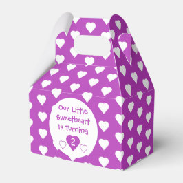 Caja Para Regalos Pequeña novia por segundo cumpleaños