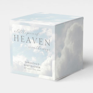 Caja Para Regalos Pequeña pieza del Personalizado del cielo Baby Sho