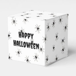 Caja Para Regalos Pequeñas arañas fantasmales por toda Halloween