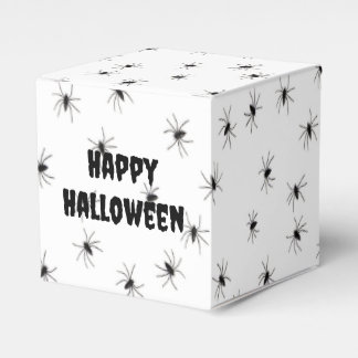 Caja Para Regalos Pequeñas arañas fantasmales por toda Halloween
