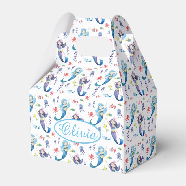 Caja Para Regalos Pequeñas sirenas bajo el mar (Front Side)