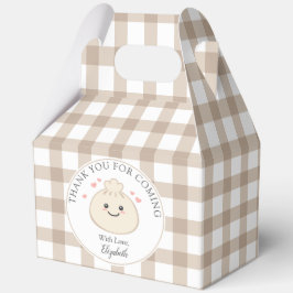 Caja Para Regalos Pequeño Baby Shower De Dumpling Gracias Por Venir