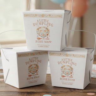 Caja Para Regalos Pequeño batiburrillo de Bao Bun Baby Shower