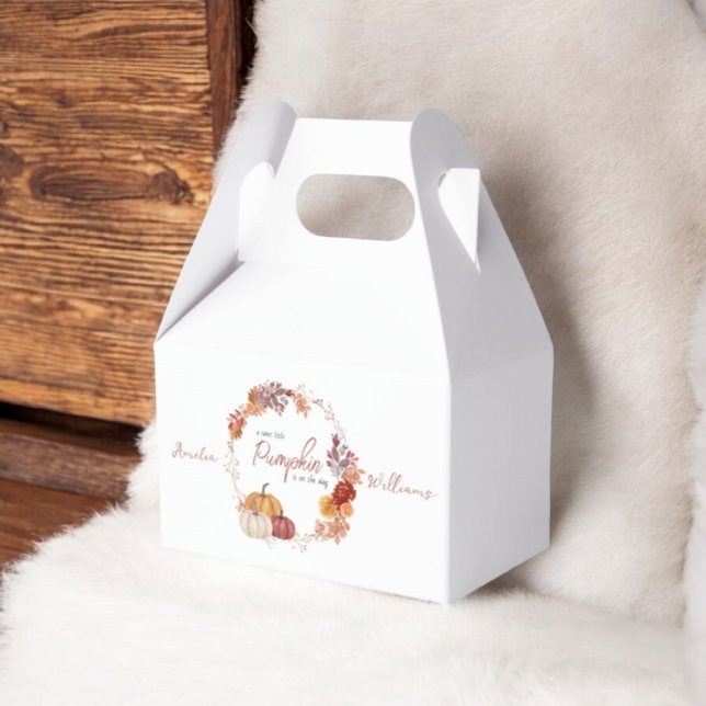 Caja Para Regalos Pequeño Boho de calabaza género Baby Shower neutra (Subido por el creador)
