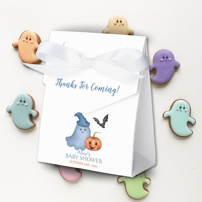 Caja Para Regalos Pequeño Bompkin Halloween Baby Shower (Subido por el creador)