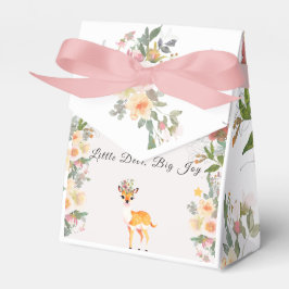Caja Para Regalos Pequeño ciervo, tema de Baby Shower de la flor ros
