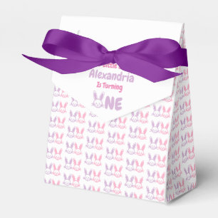 Caja Para Regalos Pequeño conejo el primer cumpleaños