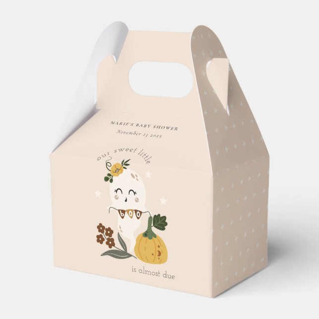 Caja Para Regalos Pequeño fantasma de Rubor de Halloween (Front Side)