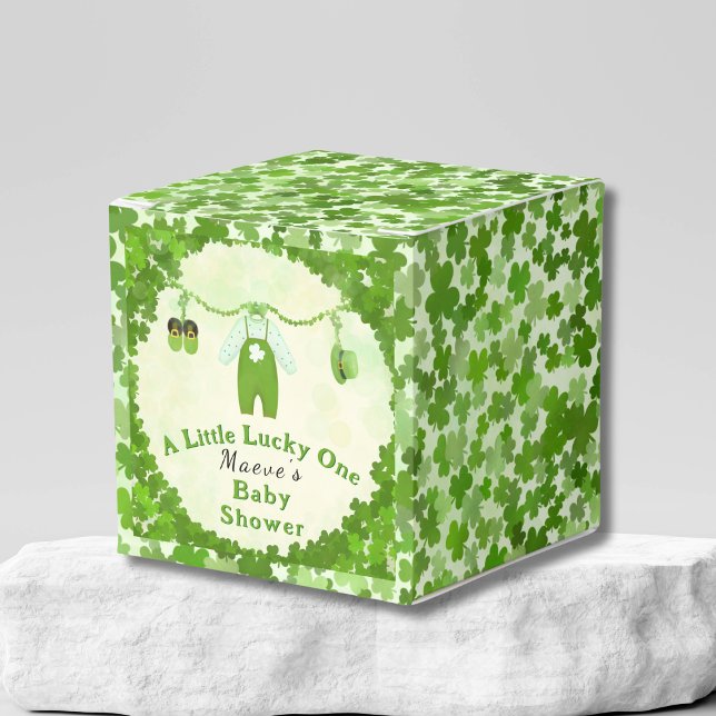Caja Para Regalos Pequeño Lucky One Shamrock Baby Set Baby Shower (Subido por el creador)