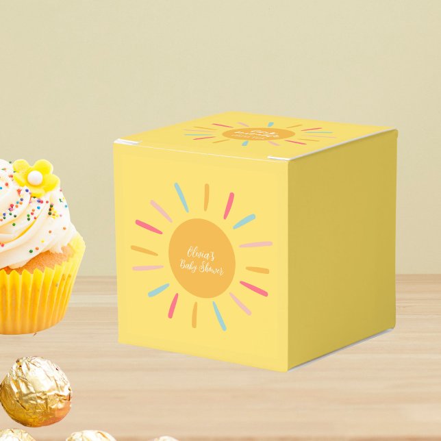 Caja Para Regalos Pequeño milagro, Baby Shower Sunshine (Subido por el creador)