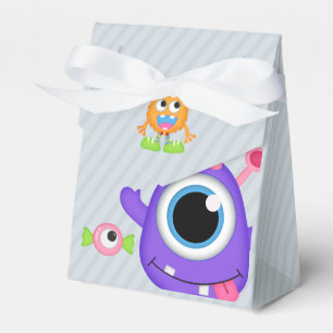 Caja Para Regalos Pequeño Monstruo tema Fiesta de cumpleaños Favor i