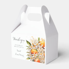 Caja Para Regalos Pequeño Naranja curativo Tangerine Baby Shower Cit