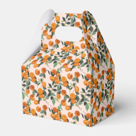 Caja Para Regalos Pequeño Naranja Cutie Citrus Primer Cumpleaños