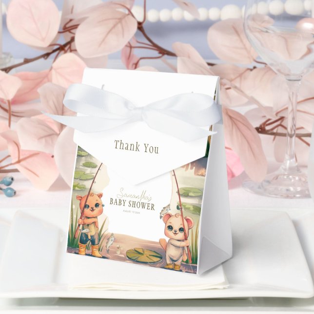 Caja Para Regalos Pequeño pescador rústico tambaleándose en Baby Sho (Subido por el creador)