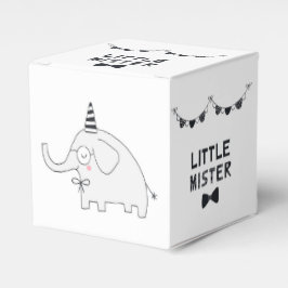 Caja Para Regalos Pequeño señor | Elefante para bebés Fiesta |