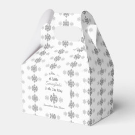 Caja Para Regalos Pequeño Snowflake En El Camino