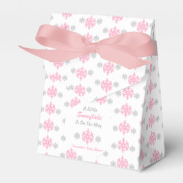 Caja Para Regalos Pequeño Snowflake En El Camino