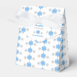 Caja Para Regalos Pequeño Snowflake En El Camino