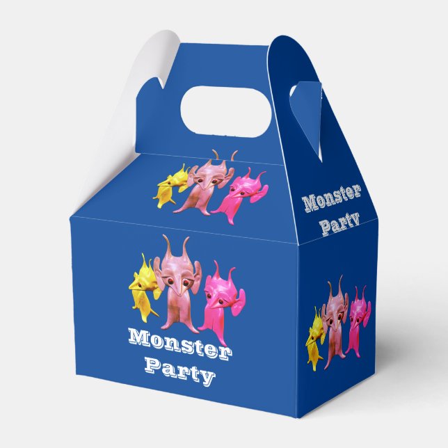 Caja Para Regalos Pequeños martianos, personalizados para los niños. (Front Side)