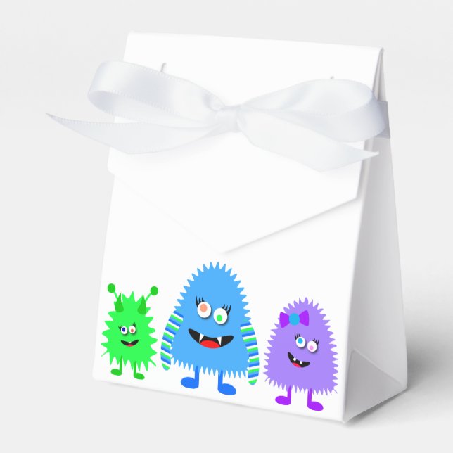 Caja Para Regalos Pequeños monstruos (Front Side)