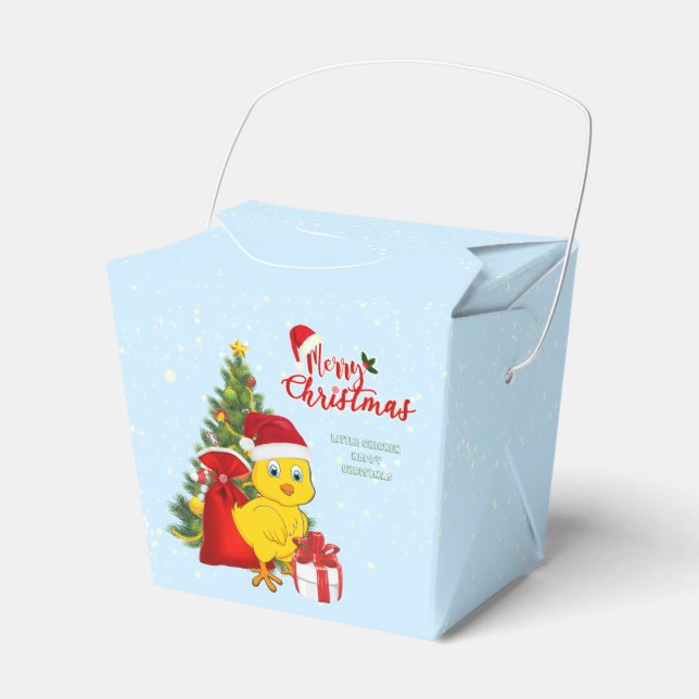Caja Para Regalos Pequeños Navidades de pollo (Front Side)