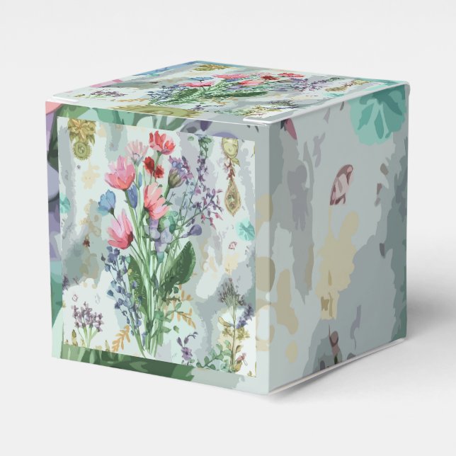 Caja Para Regalos Perdido en una acuarela bohemia soñada (Costado Anverso)