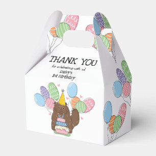 Caja Para Regalos Perezoso gato persa marrón longhair Gracias
