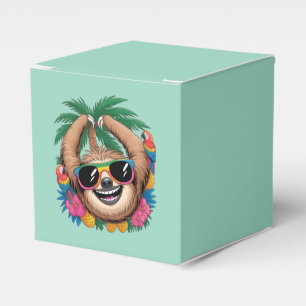 Caja Para Regalos Perezoso Tropical Kawaii – Vibraciones Veraniegas