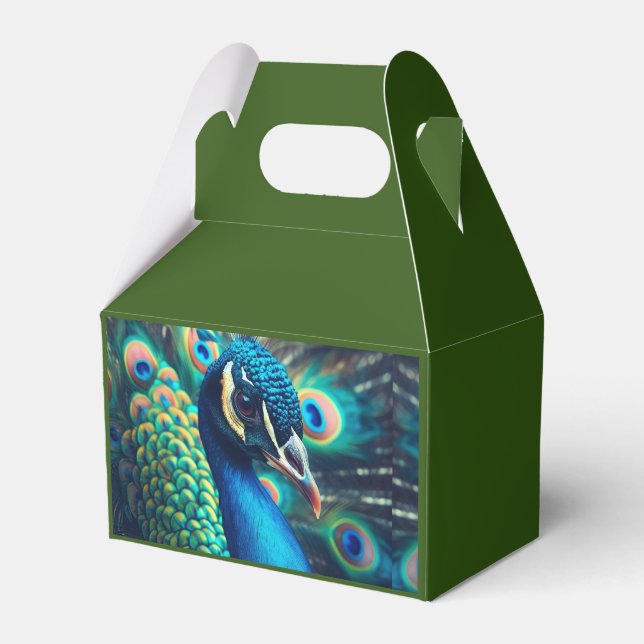 Caja Para Regalos Perfil de Peacock (Front Side)