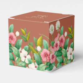 Caja Para Regalos Periwinkle Burnt Naranja Terracotta Boda
