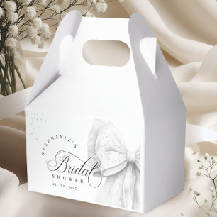 Caja Para Regalos Perlas de Arco Blanco para Despedida de Soltera