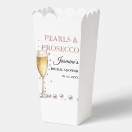 Caja Para Regalos Perlas Y Fiesta De La Ducha Bridal Prosecco