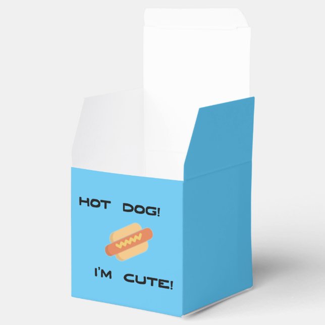 Caja Para Regalos Perro caliente soy lindo (Abierto)