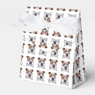 Caja Para Regalos Perro de Pitbull
