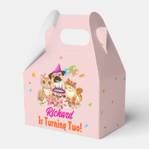 Caja Para Regalos Perro lindo cachorro fiesta de cumpleaños de un ni