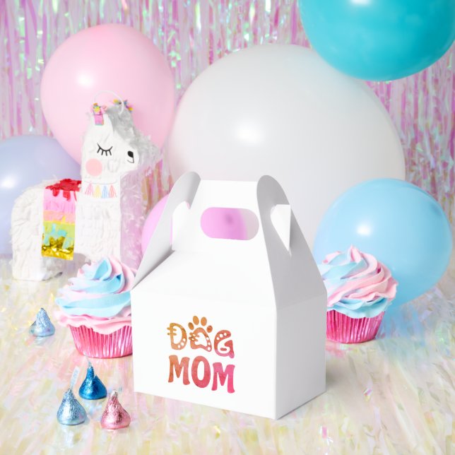 Caja Para Regalos Perro Mamá (Fiesta)