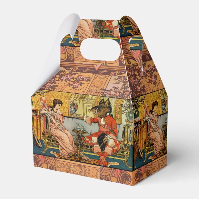 Caja Para Regalos Personajes de cuento de hadas clásicas de la besti (Front Side)