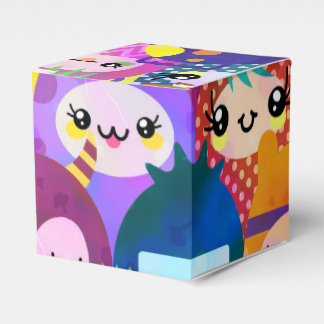 Caja Para Regalos Personajes de dibujos animados coloridos y lindos