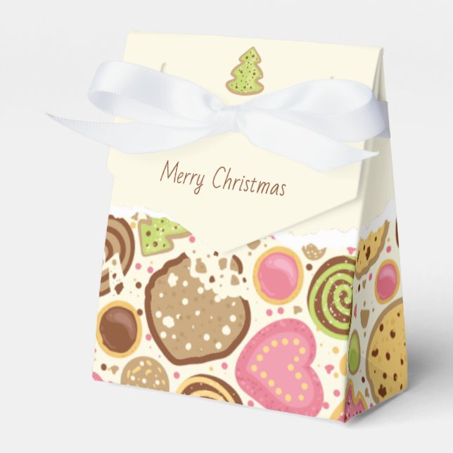 Caja Para Regalos Personalised Christmas Gingerbread Favour Box (Front Side)