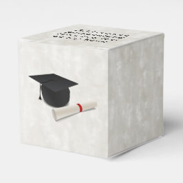 Caja Para Regalos Personalizable de Diploma de Título de Graduación