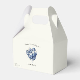 Caja Para Regalos Personalizable Delft Blue Balloons