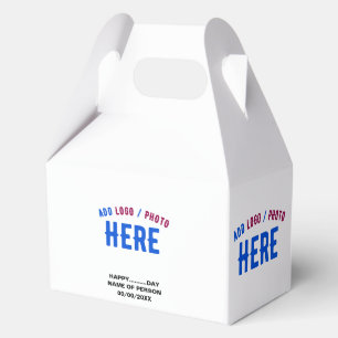 CAJA PARA REGALOS PERSONALIZABLE MODERNO ESTILO BLANCO VERIFICADO MA
