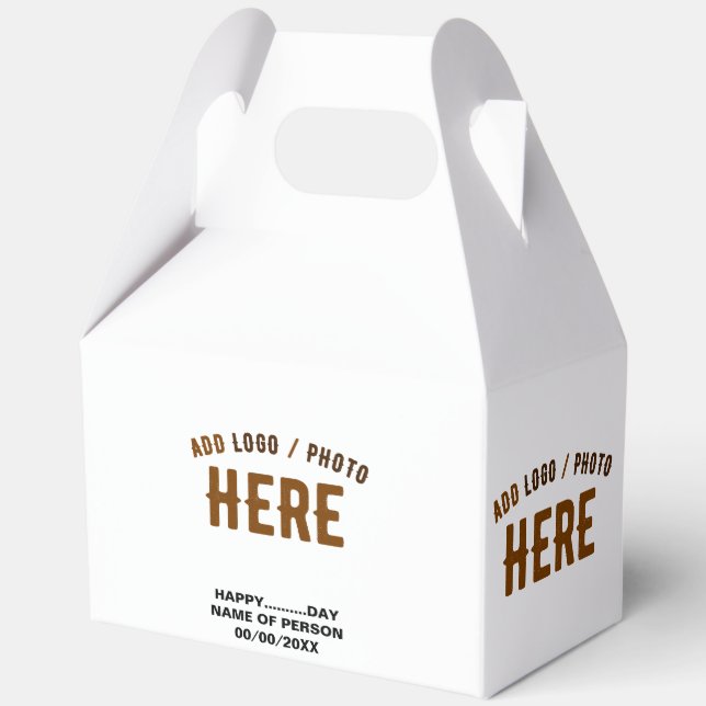 CAJA PARA REGALOS PERSONALIZABLE MODERNO ESTILO BLANCO VERIFICADO MA (Anverso)