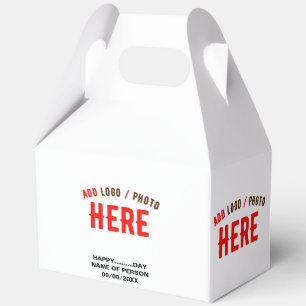 CAJA PARA REGALOS PERSONALIZABLE MODERNO ESTILO BLANCO VERIFICADO MA