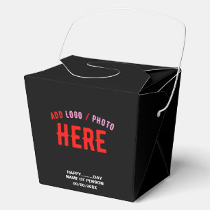 CAJA PARA REGALOS PERSONALIZABLE MODERNO ESTILO NEGRO VERIFICADO MAR
