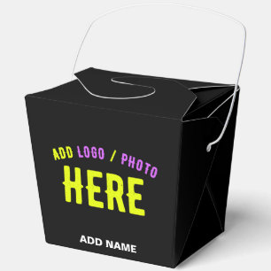 CAJA PARA REGALOS PERSONALIZABLE MODERNO ESTILO NEGRO VERIFICADO MAR
