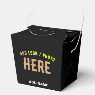 CAJA PARA REGALOS PERSONALIZABLE MODERNO ESTILO NEGRO VERIFICADO MAR