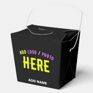 CAJA PARA REGALOS PERSONALIZABLE MODERNO ESTILO NEGRO VERIFICADO MAR