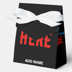CAJA PARA REGALOS PERSONALIZABLE MODERNO ESTILO NEGRO VERIFICADO MAR
