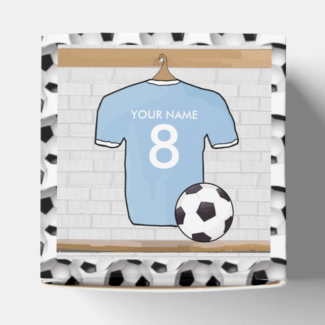 Caja Para Regalos Personalizable Soccer Jersey (Parte superior)